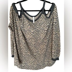 NOW N FOREVER - Leopard Print Women's Top